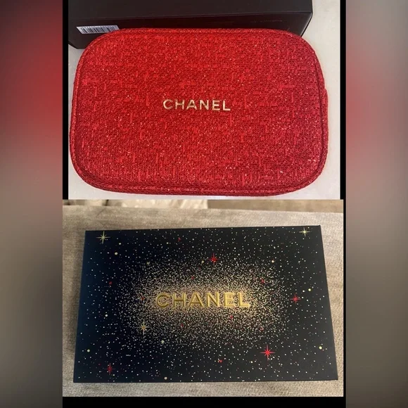 Chanel 2021 Red Beauty Bag - Picture 1 of 16